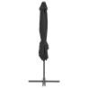 Cantilever Umbrella with Steel Pole - 250x250 cm Anthracite