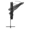 Cantilever Umbrella with Steel Pole - 250x250 cm Anthracite