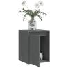 Grey Wall Cabinet - 30x30x40 cm Solid Pine - Hipomarket