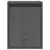 Grey Wall Cabinet - 30x30x40 cm Solid Pine - Hipomarket