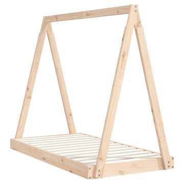 Kids Bed Frame 70x140 cm Solid Wood Pine | Hipomarket