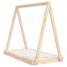 Kids Bed Frame 70x140 cm Solid Wood Pine | Hipomarket