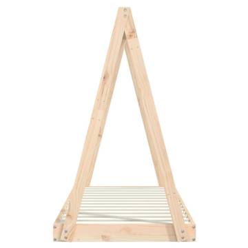 Kids Bed Frame 70x140 cm Solid Wood Pine | Hipomarket