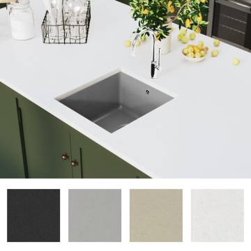 Granite Kitchen Sink Single Basin Grey - Hipomarket UK