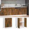 Bottom Cabinet Smoked Oak - 60x46x81.5 cm | HipoMarket