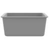 Granite Kitchen Sink Single Basin Grey - Hipomarket UK