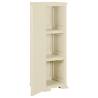 Plastic Cabinet 40x43x125 cm - Angora White Wood Design