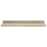 Stylish Wall Shelves - 2 pcs White & Sonoma Oak | HipoMarket