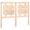 Stylish Solid Pine Wood Bed Headboard - 125.5x4x100 cm