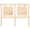 Stylish Solid Pine Wood Bed Headboard - 125.5x4x100 cm