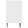 Elegant White Sideboard - 100x36x60 cm Engineered Wood