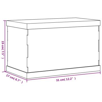 Acrylic Display Box 31x17x19 cm | Dust-Proof & Durable