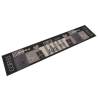 Kitchen Rug Washable Coffee Black 60x300 cm Velvet Colour coffee Size 60 x 300 cm Quantity in Package 1 