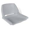 Boat Seat Foldable Backrest No Pillow Grey 41 x 51 x 48 cm Colour grey Quantity in Package 1 Model without swivel & pedestal 