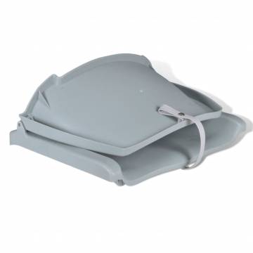 Foldable Boat Seat with Backrest - Grey | Hipo Market