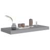 Stylish Floating Wall Shelves - 2 pcs Grey - Hipomarket