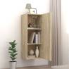 Hanging Wall Cabinet Sonoma Oak - Elegant Storage Solution