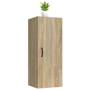 Hanging Wall Cabinet Sonoma Oak - Elegant Storage Solution