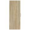 Hanging Wall Cabinet Sonoma Oak - Elegant Storage Solution