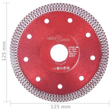 Premium 125mm Diamond Cutting Disc for Concrete & Stone