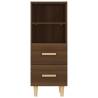 Stylish Brown Oak Sideboard - 34.5x34x90 cm - Engineered Wood