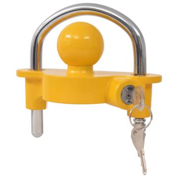 Heavy-Duty Trailer Lock with 2 Keys - Weather Resistant