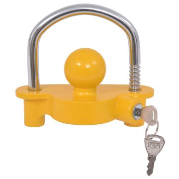 Heavy-Duty Trailer Lock with 2 Keys - Weather Resistant