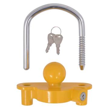 Heavy-Duty Trailer Lock with 2 Keys - Weather Resistant