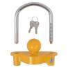 Heavy-Duty Trailer Lock with 2 Keys - Weather Resistant