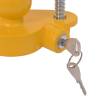 Heavy-Duty Trailer Lock with 2 Keys - Weather Resistant