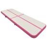 Inflatable Gymnastics Mat with Pump - 400x100 cm Pink