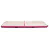 Inflatable Gymnastics Mat with Pump - 400x100 cm Pink