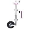 Jockey Wheel for Trailer with Split Clamp - 48 mm Galvanised Steel