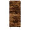 Modern Smoked Oak Sideboard - 34.5x34x90 cm | Hipomarket