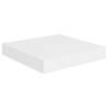 Floating Wall Shelf White 23x23.5 cm - Stylish Home Display