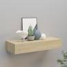 Wall-mounted Drawer Shelf Oak 60x23.5x10cm MDF Colour oak Size 60 x 23.5 x 10 cm Quantity in Package 1 Number of Pieces 