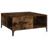 Stylish Smoked Oak Coffee Table - 80x80 cm | HipoMarket