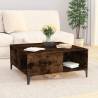 Stylish Smoked Oak Coffee Table - 80x80 cm | HipoMarket