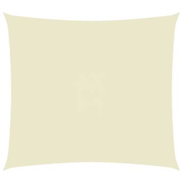 Sunshade Sail Oxford Fabric Rectangular 2.5x3.5m Cream