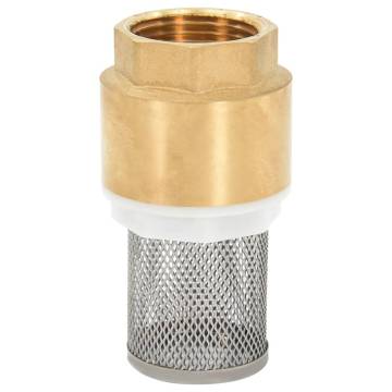 Suction Hose with Brass Connectors - 1.1" 4m PVC