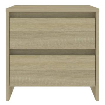 Sonoma Oak Bedside Cabinet - Elegant & Durable Design | HipoMarket