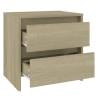 Sonoma Oak Bedside Cabinet - Elegant & Durable Design | HipoMarket