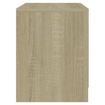 Sonoma Oak Bedside Cabinet - Elegant & Durable Design | HipoMarket