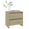 Sonoma Oak Bedside Cabinet - Elegant & Durable Design | HipoMarket