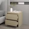 Sonoma Oak Bedside Cabinet - Elegant & Durable Design | HipoMarket