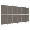 6-Panel Room Divider Anthracite 300x220 cm - Stylish Privacy Solution