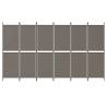 6-Panel Room Divider Anthracite 300x220 cm - Stylish Privacy Solution