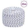 Boat Rope White 10 mm 25 m Polypropylene Colour white and blue Quantity in Package 1 Length 25 m Diameter 10 mm 