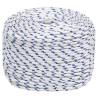 Boat Rope White 10mm 25m Polypropylene for Sailing & Boating