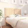 Bed Headboard 125.5x4x100 cm Solid Wood Pine Colour natural Size 125.5 x 100 cm Quantity in Package 1 